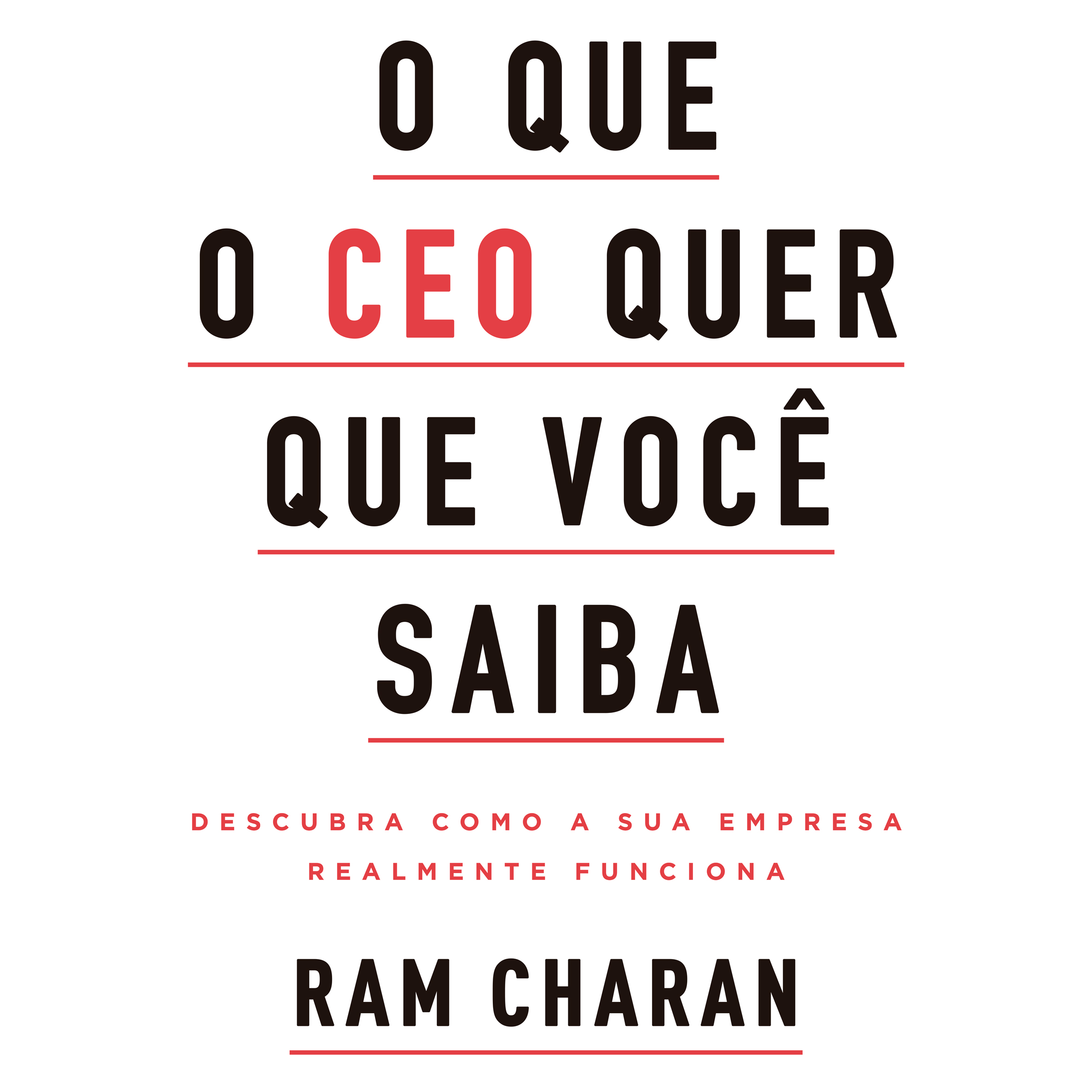 Capa do livro O que o CEO quer que você saiba