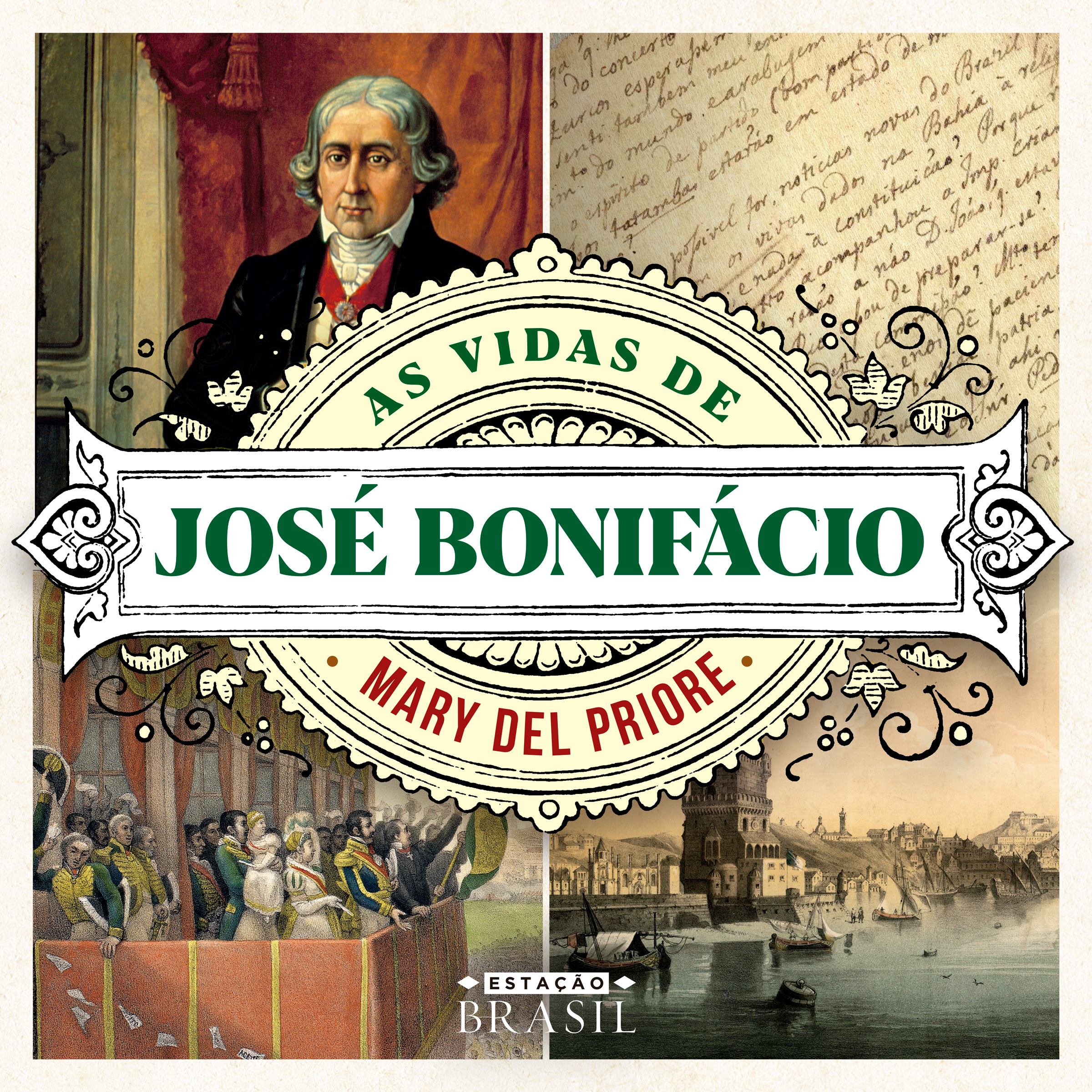 Capa do livro As vidas de José Bonifácio